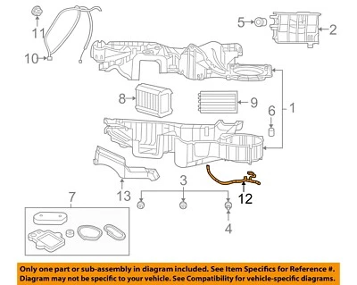 CHRYSLER OEM 2005 PT Cruiser evaporador calentador componentes-arnés de cables 5102964AA Foto 1 de 2