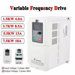 7.5KW 10HP Variable Frequency Drive Inverter Converter 380V Input Output Inverte - Picture 1 of 8