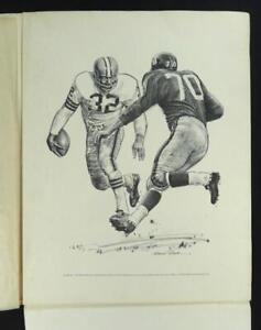 Robert Riger Print Jim Brown Cleveland Browns Sam Huff New York Giants