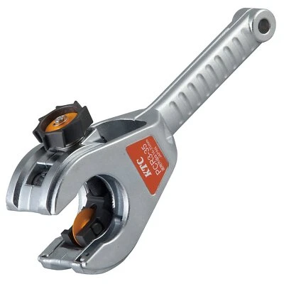 KTC PCR3-35 Ratchet Pipe Cutter 15.88–35mm for Steel & Stainless Pipes Silver - Image 1 of 2