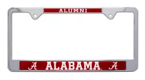 University of Alabama Crimson Tide Alumni Metal License Plate Frame - Picture 1 of 1