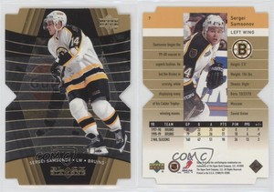 1999-00 Upper Deck Black Diamond Diamond Cut Sergei Samsonov #7