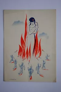 Brochure Action pour la Prospérité Française illustrée par Jean Jacquelin - Picture 1 of 3