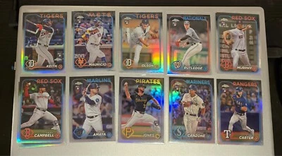 2024 Topps Chrome & Update Refractor Rookies Pick & Choose Your Cards - Image 1 of 2