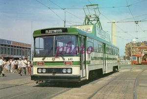 BLACKPOOL TRANSPORT CENTENARY TRAM 641 TALBOT SQ 1984 6x4 POSTCARD PHOTOGRAPH - Picture 1 of 1
