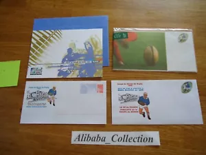 Pap Rugby Souvenir Poster Ready Stamp Lot Postcard Stamp - Picture 1 of 1