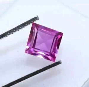 Lote de 6-8 piezas de piedras preciosas sueltas de zafiro rosa natural certificado 70 quilates corte elegante - Imagen 1 de 15