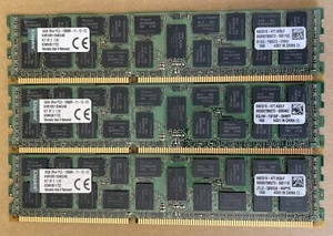 KINGSTON KVR16R11D4K3/48 PC3-12800R DDR3 1600 48GB ECC REG KIT (16G X3) SERVER - Picture 1 of 1