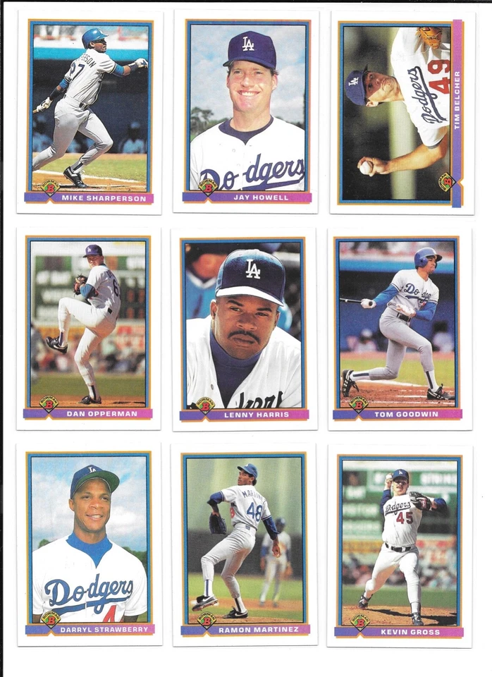 1991 Bowman Baseball Trading Cards / You Choose #s 602 - 702 / mb42 - Image 1 of 4