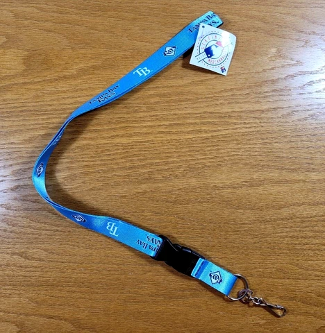 Tampa Bay Rays Lanyard Light Blue MLB - Wear Keys or I.D. Badge Around Your Neck Cover