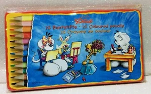 DIDDL DIDDLINA FRIENDS SCATOLA IN LATTA CON 12 COLORI PASTELLO TIN BOX 12 COLORS - Picture 1 of 2
