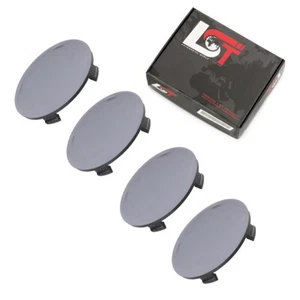 4x Nabendeckel Felgendeckel Naben Abdeckung Schwarz ø 60mm für AUDI TT 8J 8N FV - Picture 1 of 5