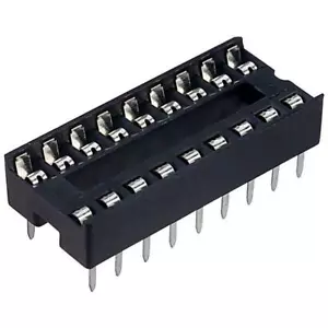 10 x TruConnect 18 Pin DIL Socket 7.62mm PDIP IC Socket - Picture 1 of 1
