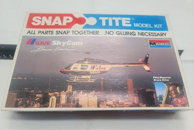 1987 Monogram Bruce Erion Sky Cam #1060Snap Tite Model Kit 11Alive - Image 1 of 4