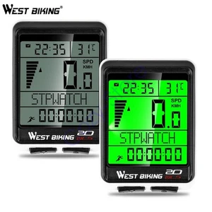 Wireless Bike Speedometer Odometer Waterproof LCD Computer Bicycle Accessory - Picture 1 of 24