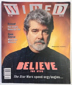 WIRED MAY 1999. GEORGE LUCAS STAR WARS UNIVERSAL THEME PARK. GOOD - Picture 1 of 9
