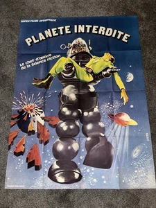 Forbidden Planet French  Giant 1P 43x63" Movie Poster Robby The Robot Jack Kelly - Picture 1 of 1