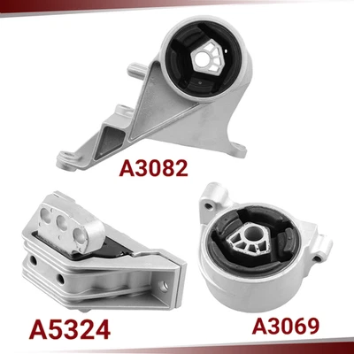 Engine Motor & Trans Mounts 3Pcs Set for Chevy Equinox Pontiac Torrent 3.4L Foto 1 de 4