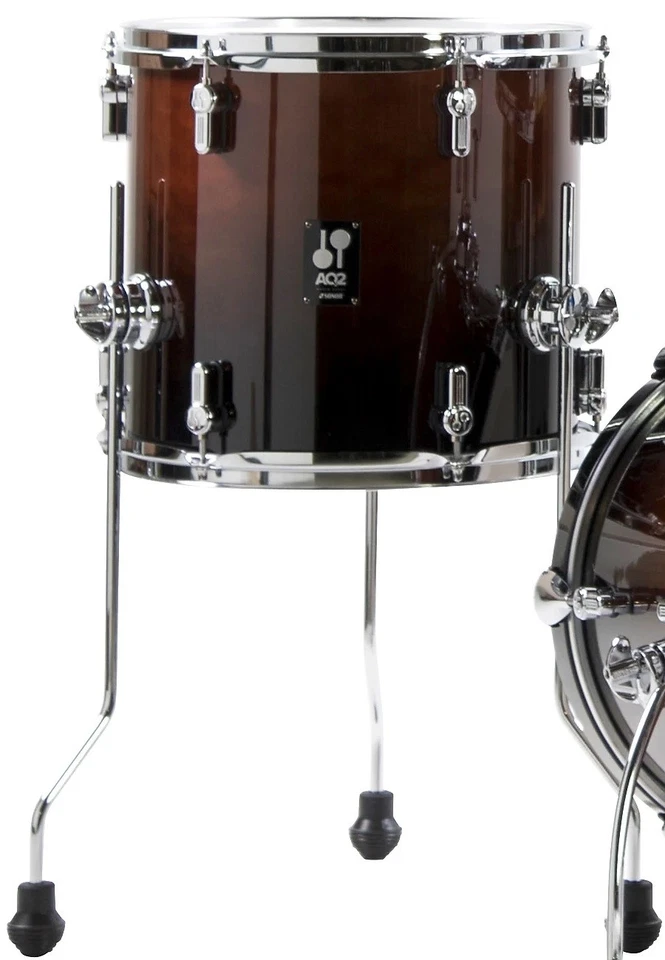 Sonor AQ2 Series 14x13" Brown Fade Floor Tom Drum w/Legs Maple WorldShip Dealer - Image 1 of 1