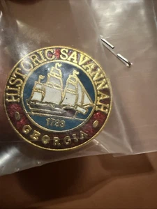 Spilla SAVANNAH GEORGIA sigillata storica 1733 - Foto 1 di 3