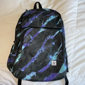 Volcom Roamer 24L Tie Dye Backpack With Multi Pockets And Laptop Sleeve - Picture 1 of 13