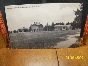1920s Lincoln University Campus near Oxford PA Pennsylvania C.C. Baer photoc - Picture 1 of 2