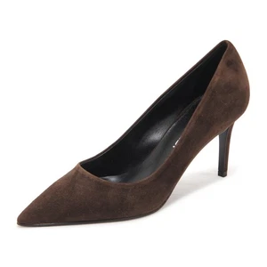 M7463 DECOLLETE DONNA LELLA BALDI WOMAN SUEDE SHOES BROWN - Picture 1 of 4