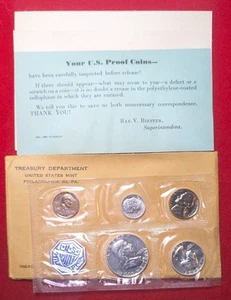 1960 PROOF TRIPLED DIE OBVERSE TDO LRG/LRG/SML FS-103 LINCOLN CENT(PROOF SET) - Picture 1 of 14