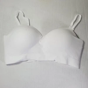 Truekind weißer unterstützender bequemer kabelloser Shaping BH #10210 Größe L - Bild 1 von 4