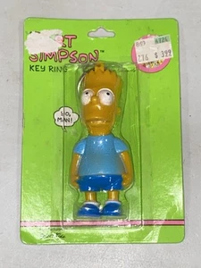 Vintage Bart Simpson Schlüsselanhänger 1990 Neu in OVP Lila - Bild 1 von 5