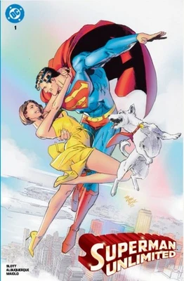 SUPERMAN UNLIMITED #1 SDCC 2025 CLAY MANN VARIANT SIGNED BY DAN SLOTT