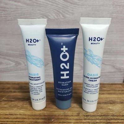 H2O+ - OASIS - Juego de HIDRATANTES HIDRATANTES tamaño viaje - 10 ml/.34 fl. oz - Leer Foto 1 de 4