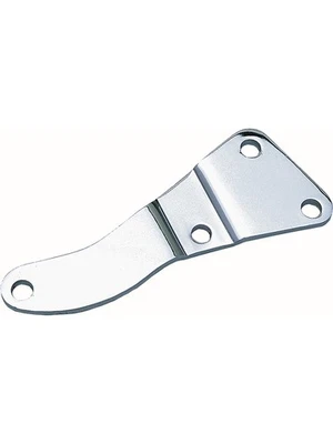 Trans-Dapt Alternator Bracket Lower Passenger Side Steel Chrome GM Alter (9638) - Image 1 of 4