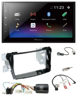 Pioneer USB Bluetooth DAB 2DIN Lenkrad Autoradio für Hyundai i40 ab 2011 VF Klav - Bild 1 von 4