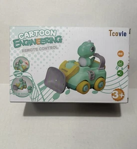 Coche con control remoto para niño pequeño, juguetes para 2 3 4 años, cargador de dinosaurios RC - Imagen 1 de 11