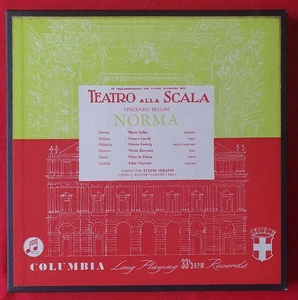 Bellini: Norma; Callas, Corelli, Ludwig, Serafin; 3 LP Box; Columbia SAX 2412-14 - Bild 1 von 4