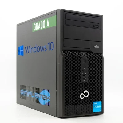 Fujitsu Esprimo P400 Core I3 Windows 10 Pro 4gb 240gb Computer Pc Ricondizionato - Immagine 1 di 4