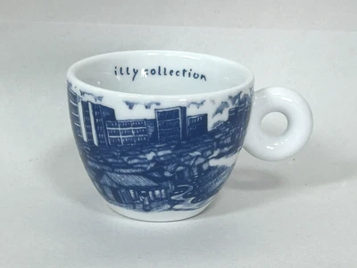 Illy Collection Rosenthal 2005 xícara de café expresso azul apenas Rufus Willis Alemanha - Imagem 1 de 4