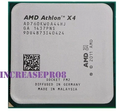 AMD Athlon X4 760K Processor 3.8GHz Socket FM2 CPU 100W 1600MHz - Image 1 of 4