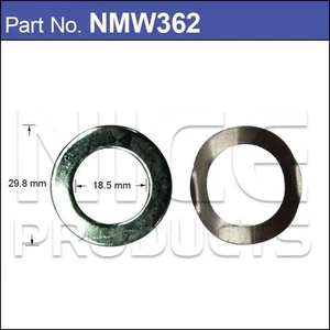 Nice NMW362 Mag Wheel Washer Set x2 Washers Flat & Wave Type 29.8 x 18.5mm - Picture 1 of 3