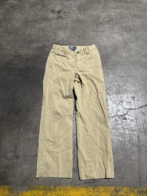 Pantalones Polo Ralph Lauren Vintage Niños 6 Caqui Clásico Chino Algodón Uniforme Foto 1 de 4