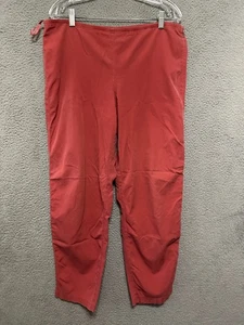 Eileen Fisher Women's Red Pants Size PM Side Zip Loose Adult - Picture 1 of 5
