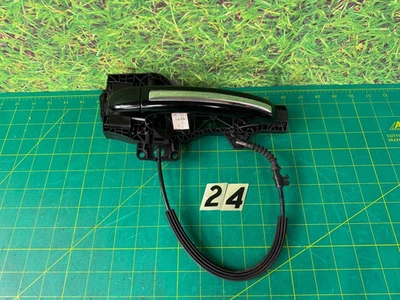 AUDI Q7 2009-2015 MANIJA PUERTA EXTERIOR PASAJERO DELANTERO DERECHO NEGRO OEM Foto 1 de 4