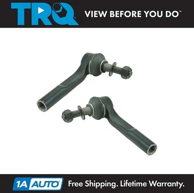 TRQ Outer Tie Rod Set For 2003-2010 Saab 9-3 2002-2009 9-5 - Image 1 of 4