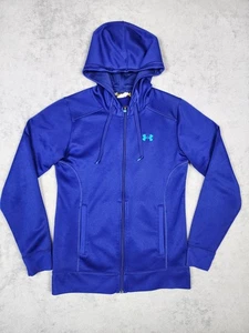 Under Armour Hoodie Herren Small blau durchgehender Reißverschluss halb tailliert Performance 1222625 - Bild 1 von 14