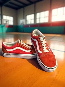 Vans Old Skool Rot Unisex Wildleder Schuhe 5M/6,5W/36,5EUR - Bild 1 von 9