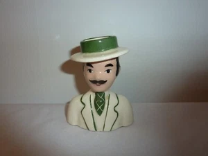 Seltene Vintage Betty Lou Nichols Mini Kopf Knospe Vase 3,75" Mann signiert mit Fehler - Bild 1 von 8