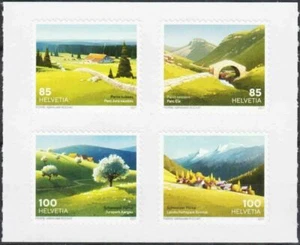 Switzerland 2021 National Parks Bridges Mountains Landscapes Trees Tourism MNH - Picture 1 of 1