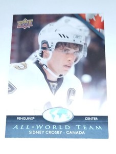 2007-08 Upper Deck All-World Team SP Sidney Crosby Pittsburgh Penguins.
