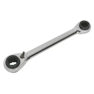 Siegen S0983 Ratchet Ring Spanner 4-in-1 Reversible Metric - Picture 1 of 2